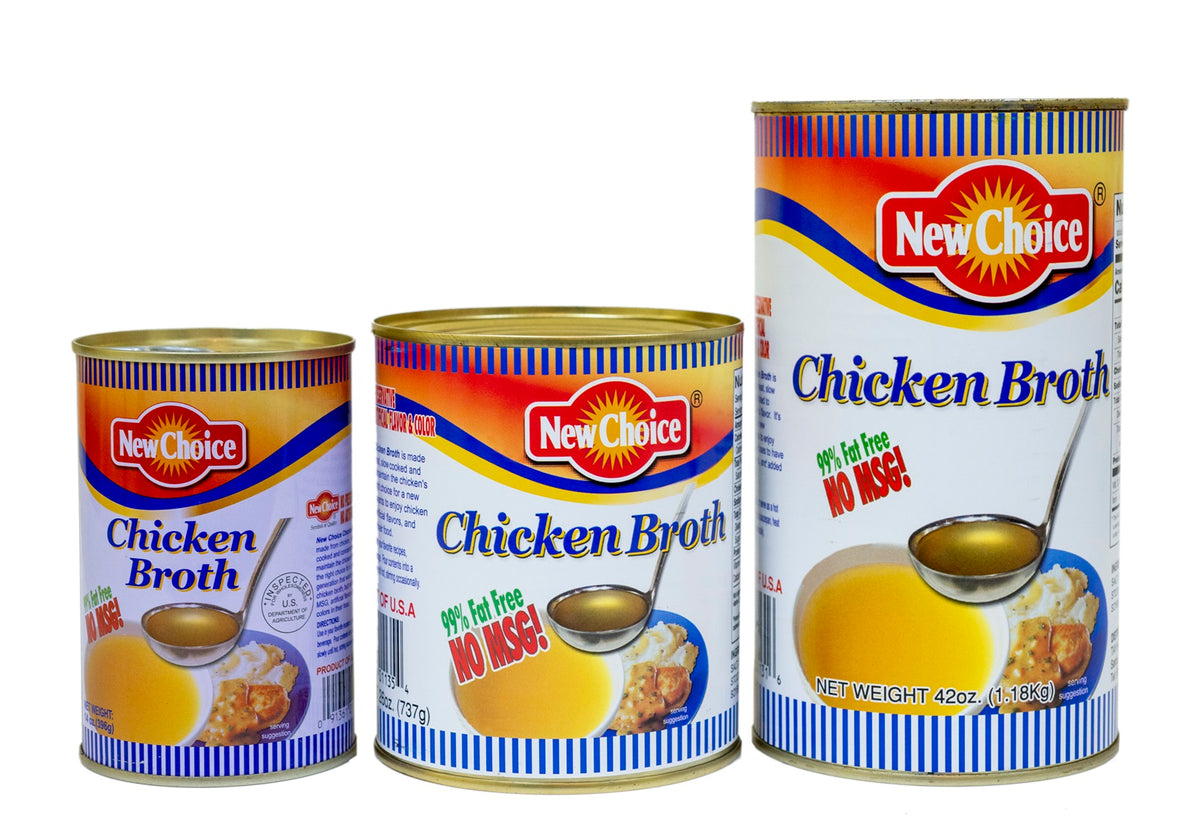New Choice Chicken Broth NO MSG Tay Ho Food Company